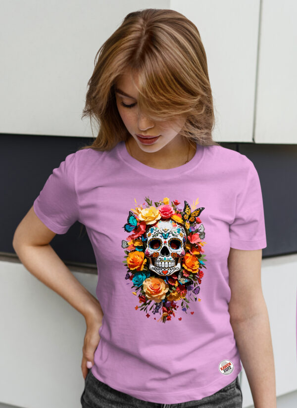 Camiseta CALAVERA FLORIDA - Imagen 3
