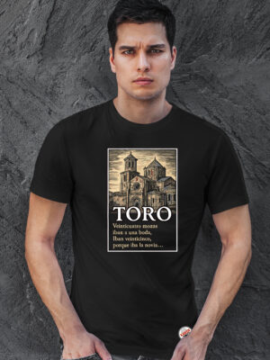 camiseta 24 mozas toro negra chico