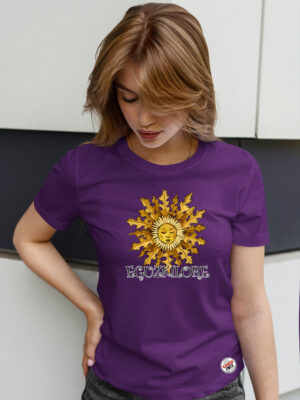 camiseta chica morada eguzkilore