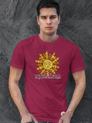 camiseta chico burdeos eguzkilore