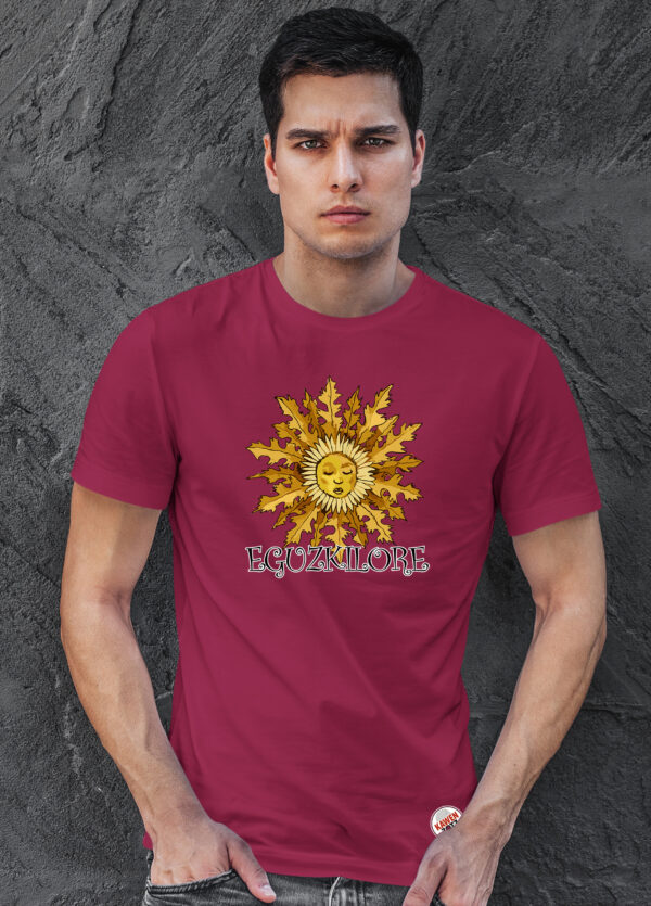 camiseta chico burdeos eguzkilore