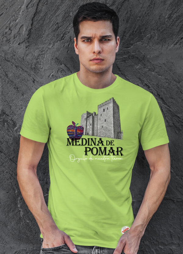 camiseta medina de pomar orgullo pistacho de chico